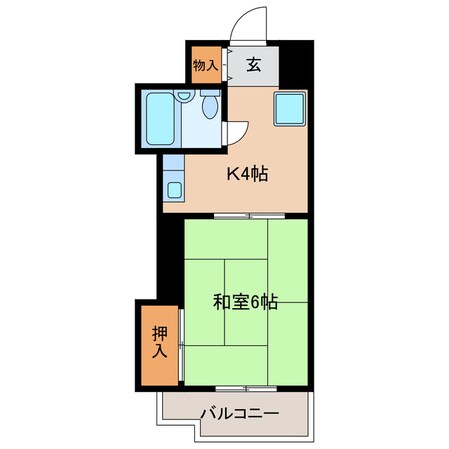 サンハイツミシマの物件間取画像